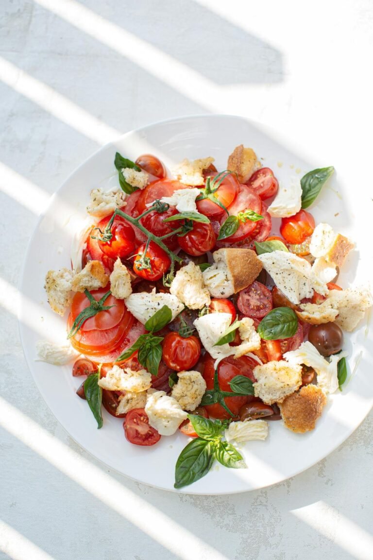 Heirloom Tomato Panzanella Salad